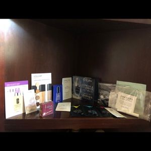 High end makeup and skincare samples